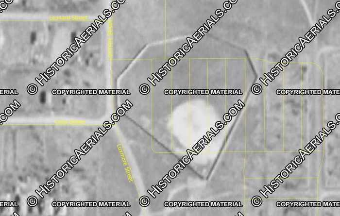 Ironwood Drive-In Theatre - 1952 Aerial Photo (newer photo)